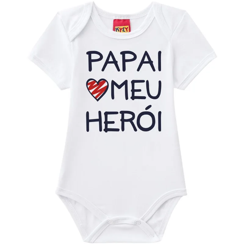 Body Bebê Unissex Kyly Cotton 110105.PAPAI.P