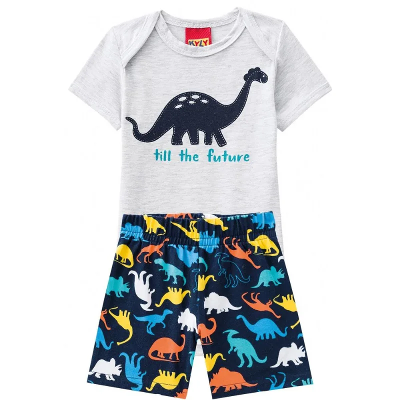Conjunto Bebê Masculino Body + Bermuda Kyly 110111.0467.M