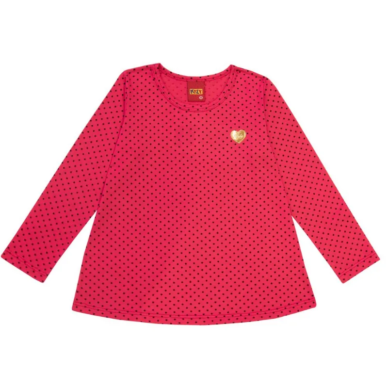 Blusa Infantil Feminina Kyly Meia Malha 134450.40056.8