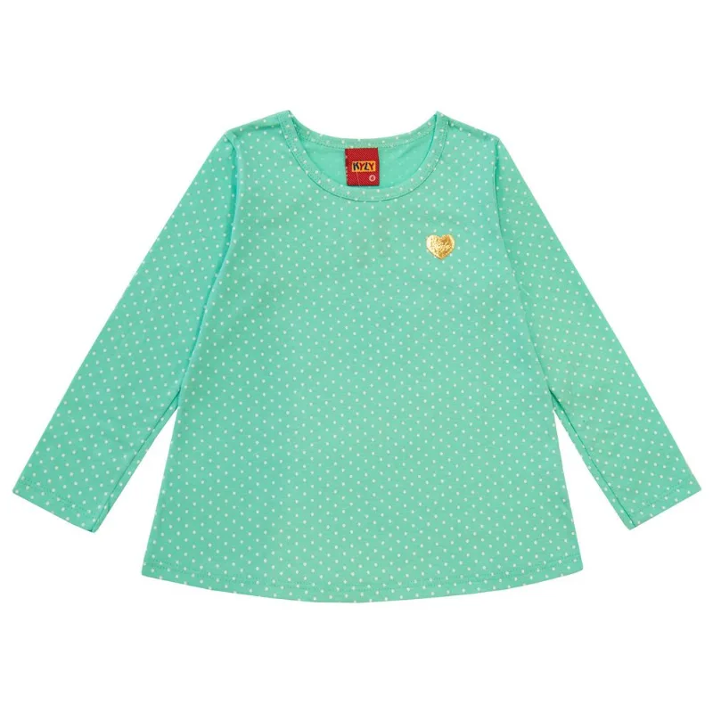 Blusa Infantil Feminina Kyly Meia Malha 134450.70116.8