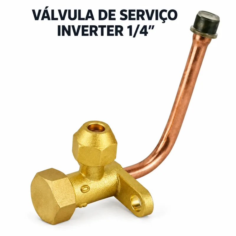 VALVULA SERVICO AR ELECTROLUX 1/4 CURVA ORIGINAL A08021901