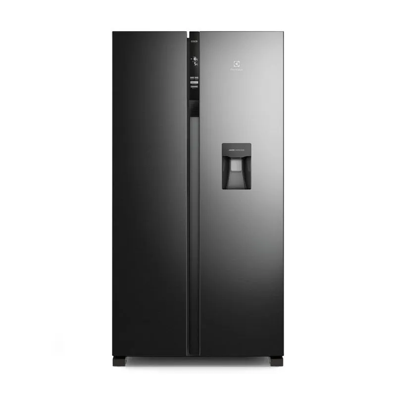 Nevecón Electrolux No frost 528L Inverter AutoSense Dispensador Agua Negro ERSA53K3HVB - Electrolux