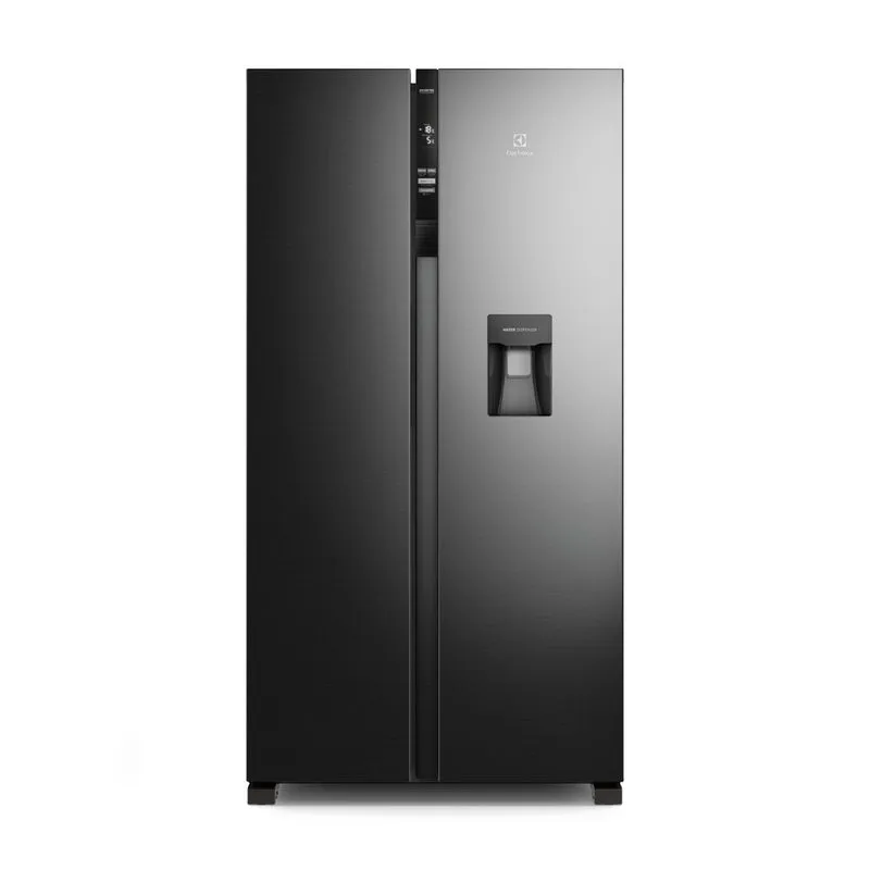 Refrigeradora Electrolux Sideby Side 514L Efficient con Tecnología AutoSense (ERSA53K2HVB) - Electrolux