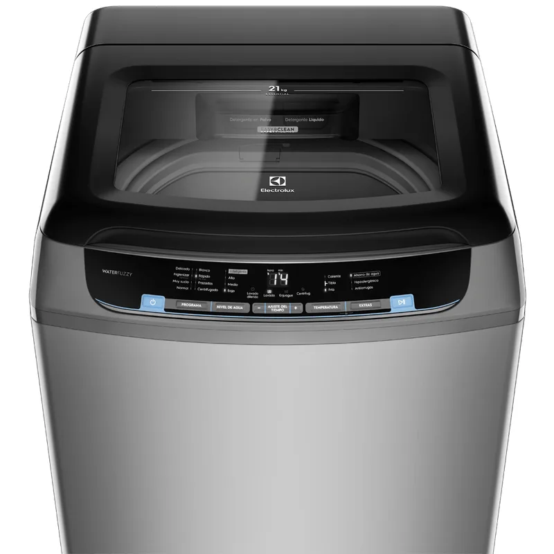 Lavadora Electrolux Carga Superior 21Kg Dispensador Autolimpiable Essencial Care Gris EWIX21F3CSG - Electrolux