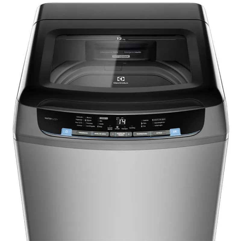 Lavadora Carga Superior 12Kg Silver EWIX12F6CSG Electrolux - Electrolux