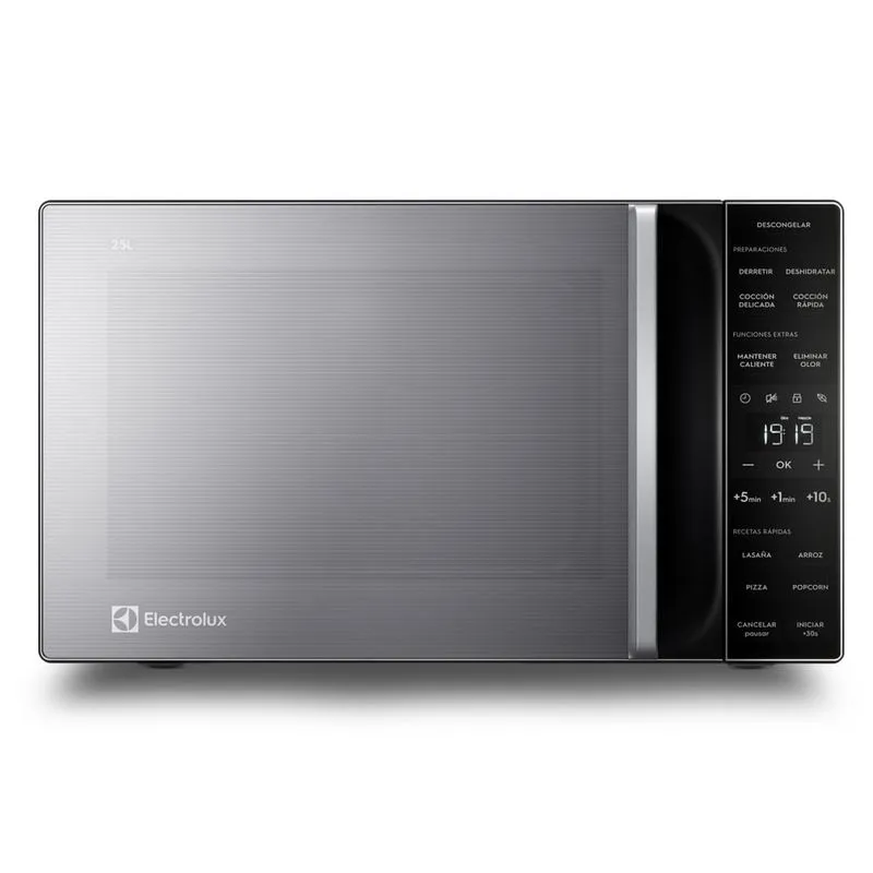 Microondas Freestanding Eléctrico EMDY25S0MXM 25LT Silver Electrolux - Electrolux