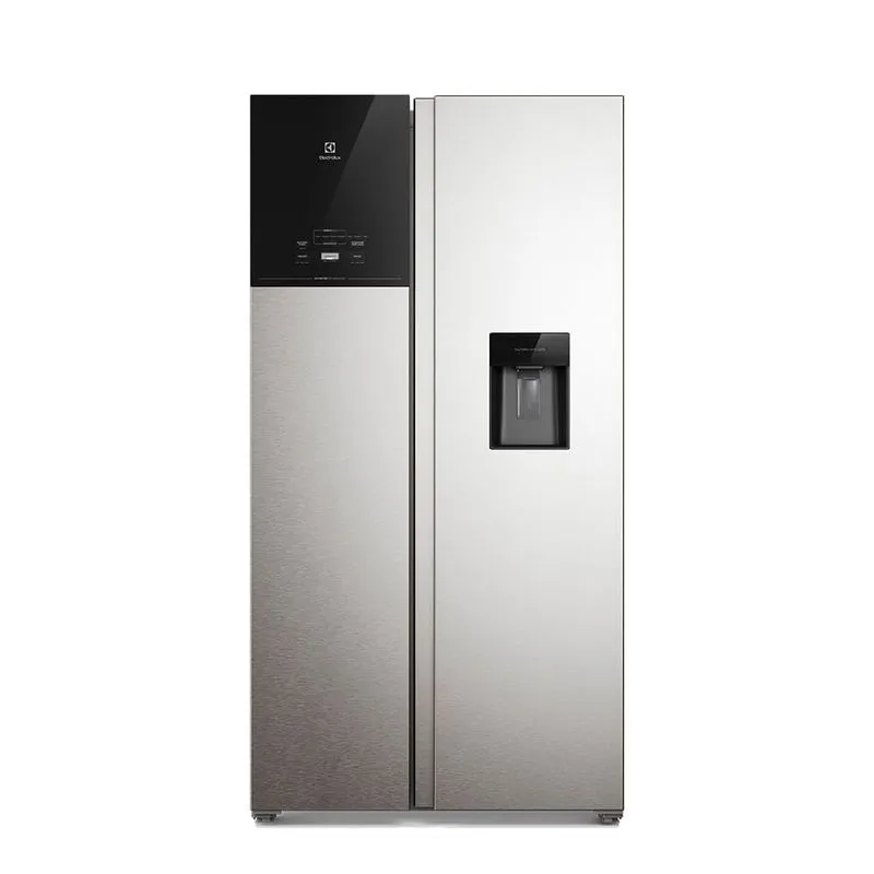 Refrigeradora Electrolux Frost Free Inverter 611L Efficient con AutoSense Side by Side Inox Look (ERS65F2P5BI) - Electrolux