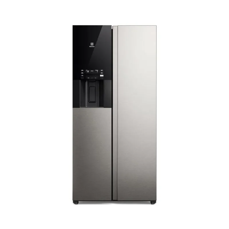 Refrigeradora Side by Side 481L AutoSense con Dispensador Gris Electrolux ERS48F2P4DS - Electrolux