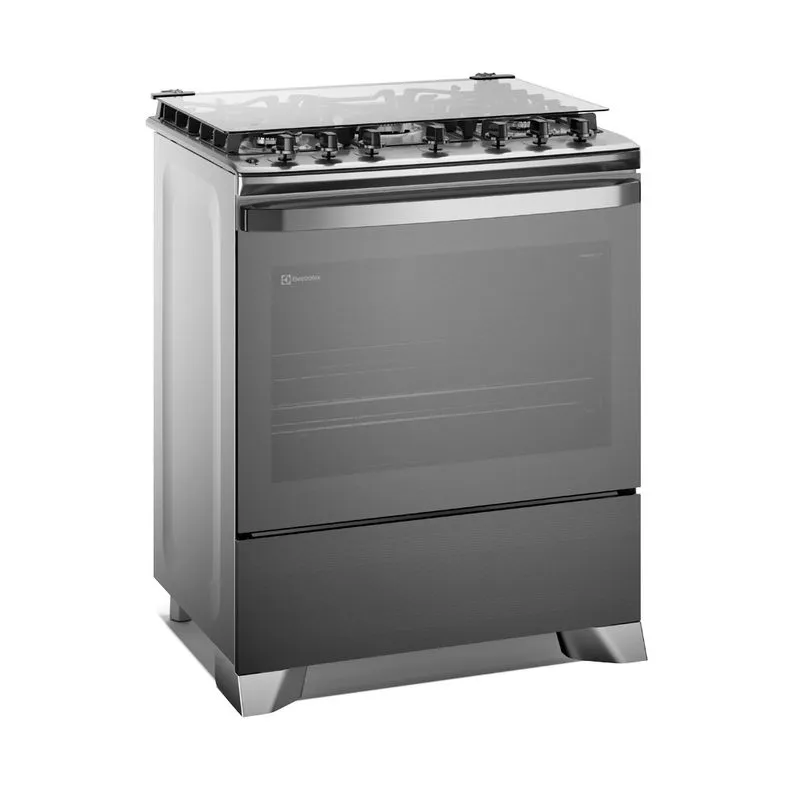 Cocina Electrolux Experience 5 Quemadores PerfectCook, VaporBake, Parrillas Hierro Fundido Gris (F5ETG) Cocina Electrolux Experience 5 Quemadores PerfectCook, VaporBake, Parrillas Hierro Fundido Gris (F5ETG) - Electrolux