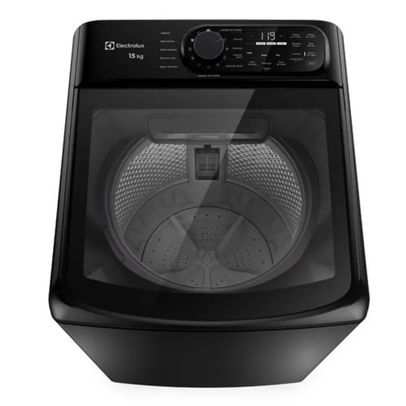 Lavadora Electrolux Carga Superior 15kg Disolución Máxima Negra EWIY15F6XSZB - Electrolux