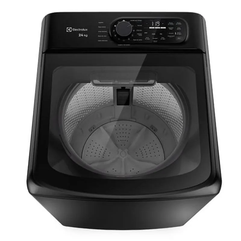 Lavadora Electrolux Carga Superior 24kg Disolución Máxima Negra EWIY24F6XSZB - Electrolux