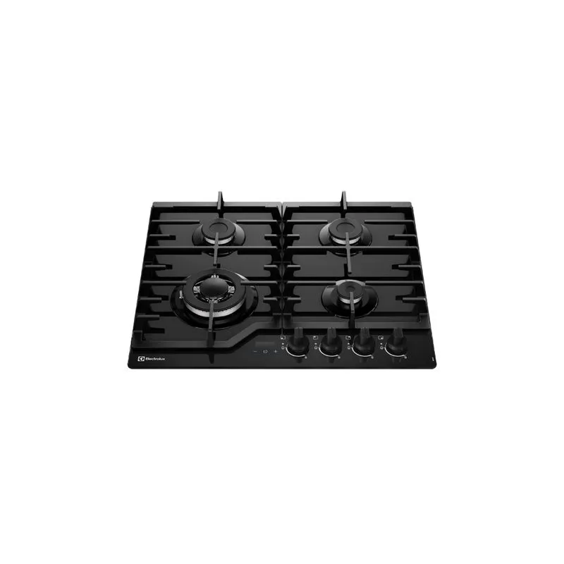 Encimera a gas 4 hornillas 60cm mesa de vidrio Electrolux KE4CT - Electrolux
