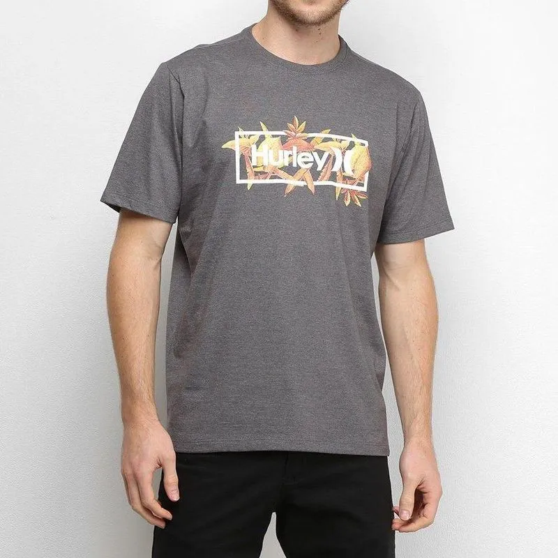 Camiseta Hurley Silk Brotanical Cinza M