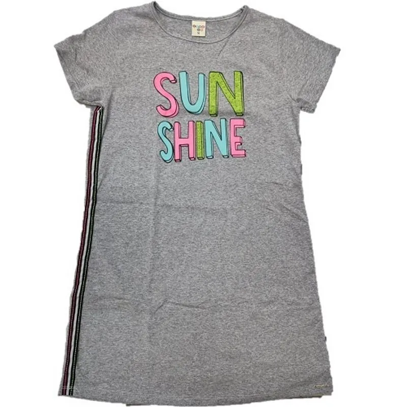 Vestido juvenil m/c have fun cotton sun shine