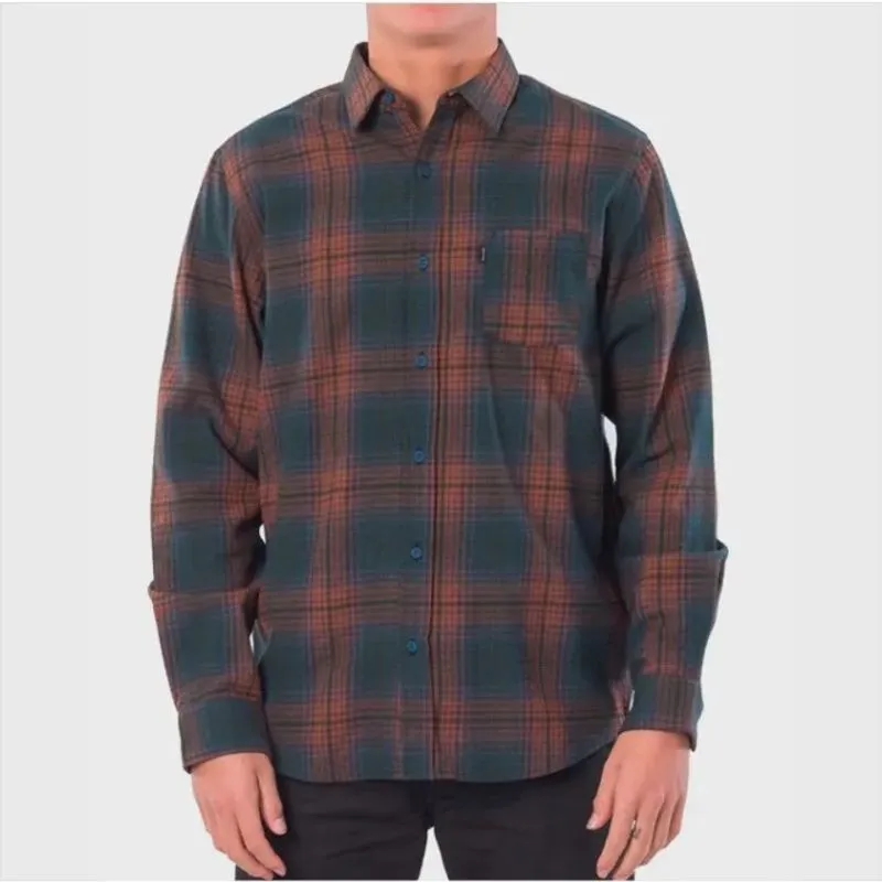 Camisa Rip Curl - Charge l/s Shirt Verde