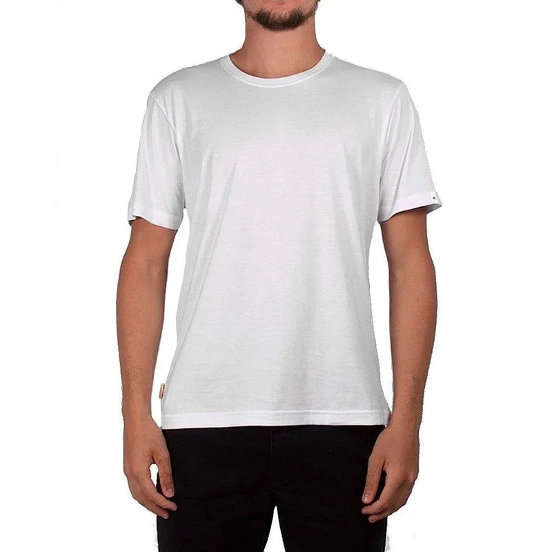 Camiseta Rip Curl Plain Masculina Branco G / branco