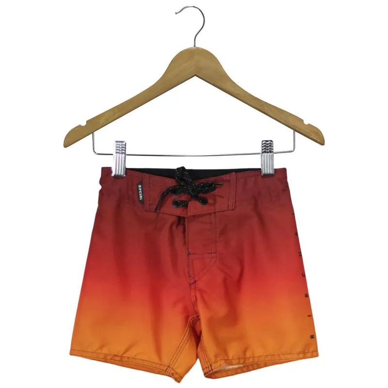 Bermuda Rip Curl Shock Blood Vermelha Infantil