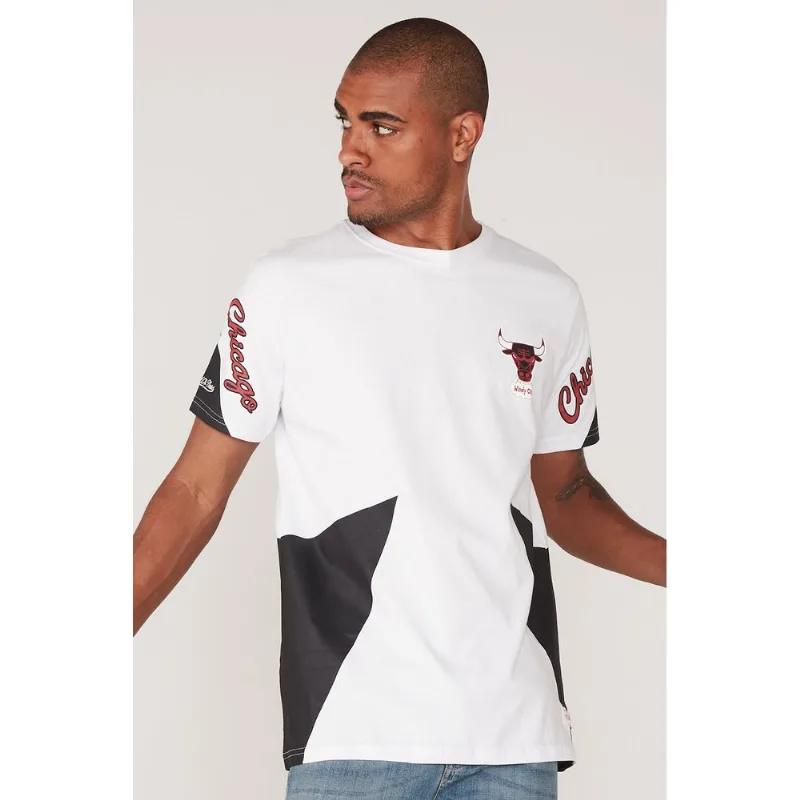 Camiseta Mitchell & Ness Estampada Chicago Bulls Branca - M