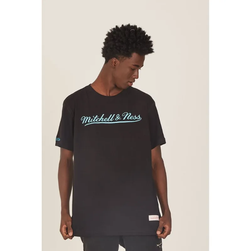 Camiseta Mitchell & Ness Estampada Branding Preta - GG