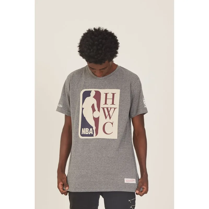 Camiseta Mitchell & Ness Estampada Logman Cinza Mescla - G
