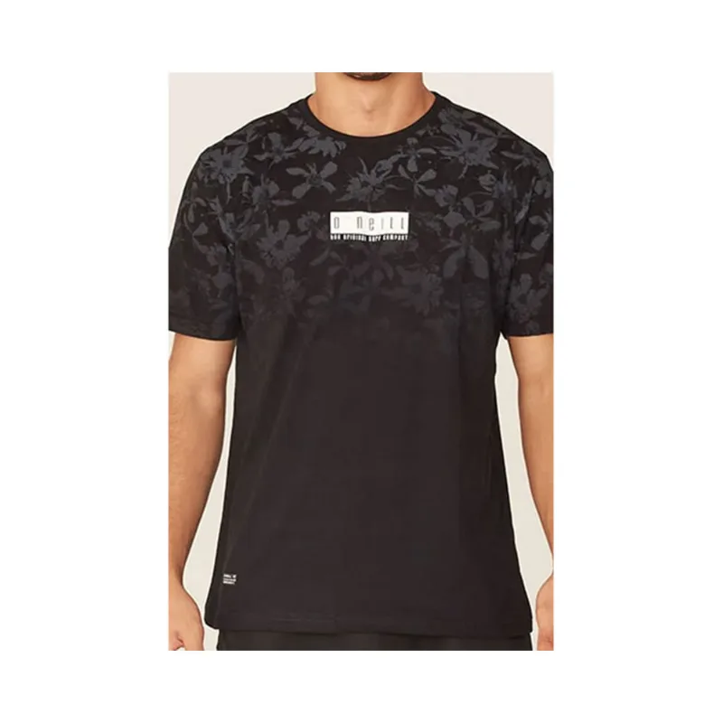 Camiseta Básica Masculina Estampada Carvão 7133A - O'Neill GG