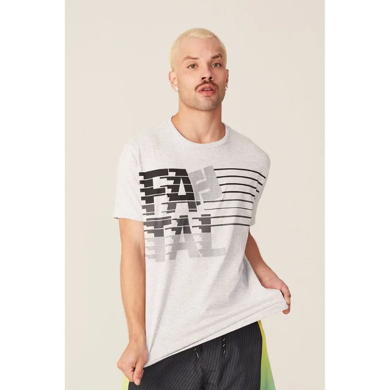 Camiseta Fatal Estampada Cinza Mescla - GG
