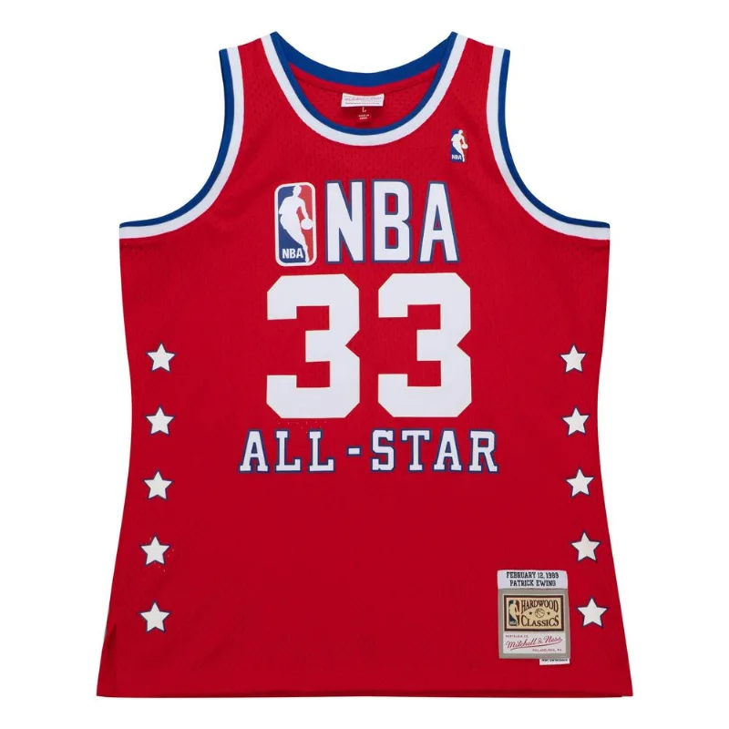 Regata Mitchell & Ness All Star Swingman Jersey 1989 Patrick Ewing Vermelha - GG