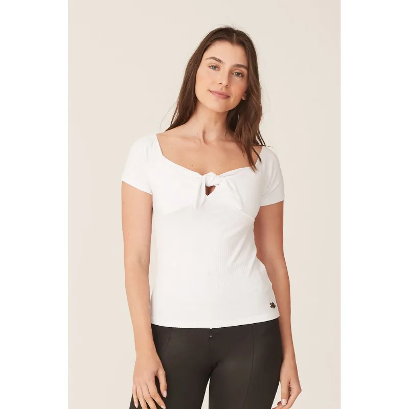 Camiseta Onbongo Feminina Ombro a Ombro Branca - G
