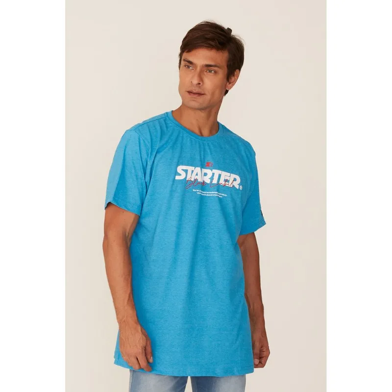 Camiseta Starter Estampada Logo Azul - GG