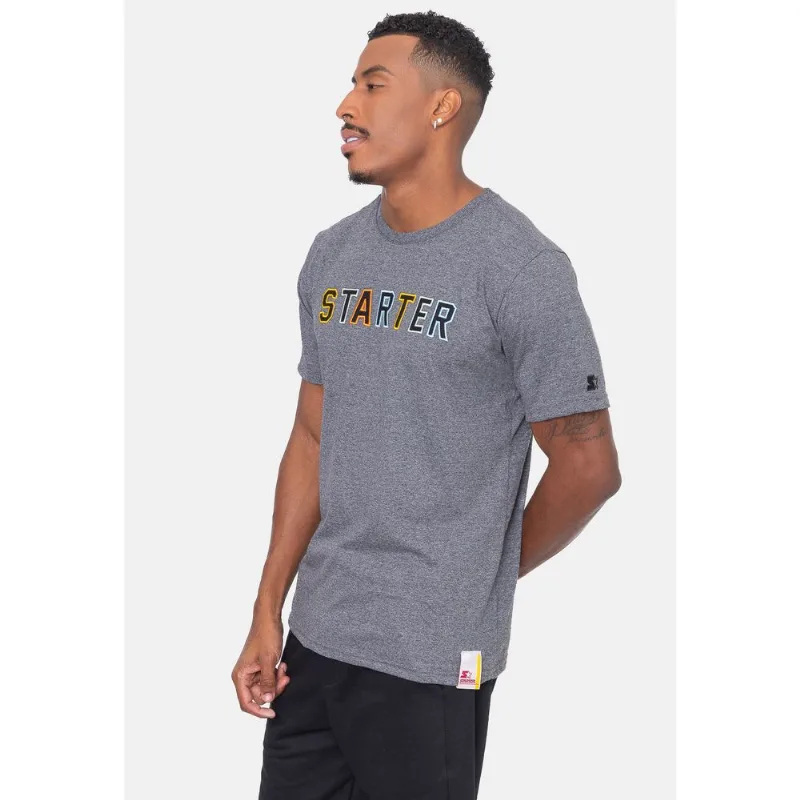 Camiseta Starter Color Cinza Mescla Escuro - G