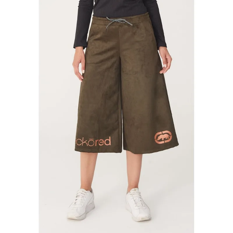Calça Ecko Feminina Pantacourt Verde Militar - GG