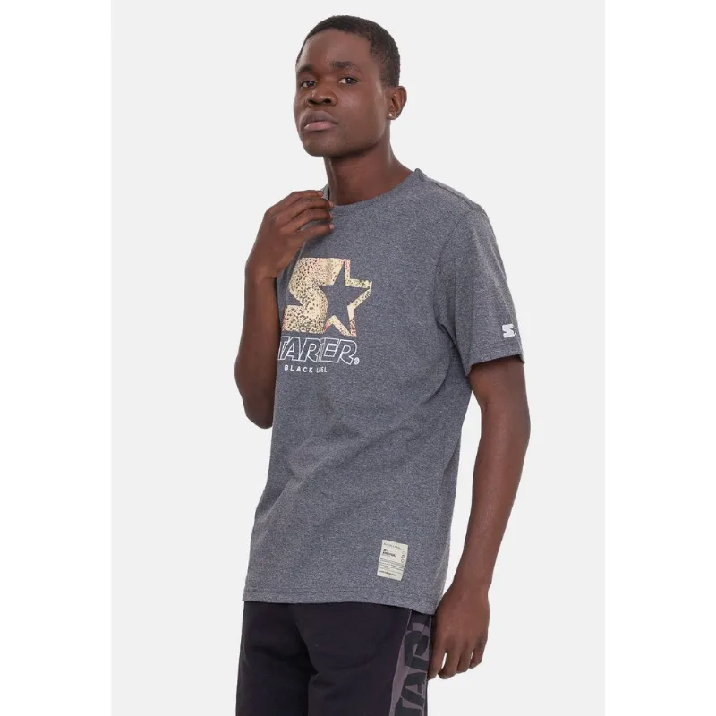 Camiseta Starter Camu Cinza Mescla Escuro - M