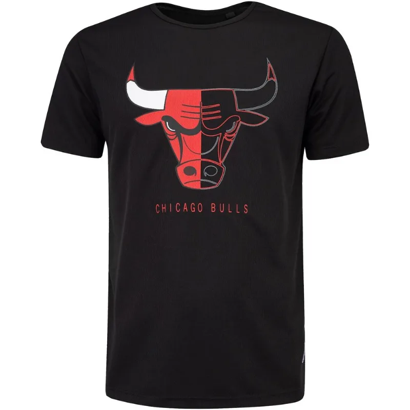 Camiseta Chicago Bulls NBA Manga Curta Active - Masculina Preto GG