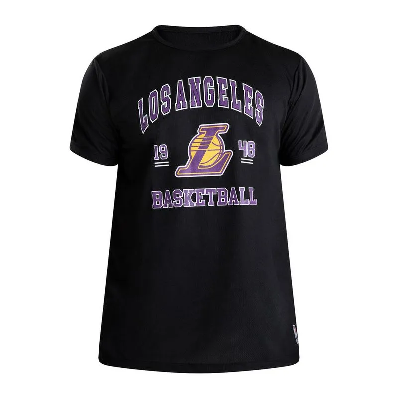 Camiseta Masculina de Basquete Lakers, preto, M