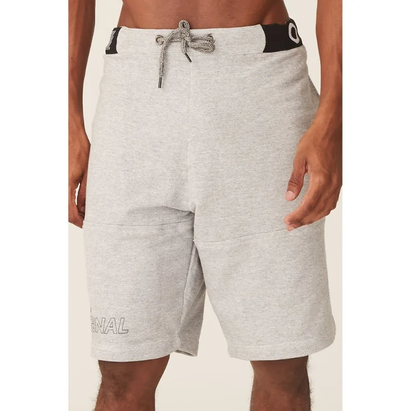 Bermuda Onbongo Plus Size Moletom Cinza Mescla - Plus M