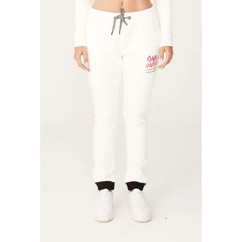 Calça Onbongo Feminino Moletom Off White - M