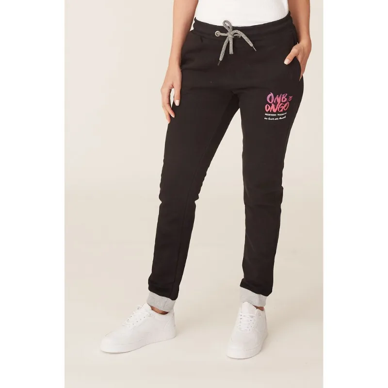 Calça Onbongo Feminino Moletom Preta - G