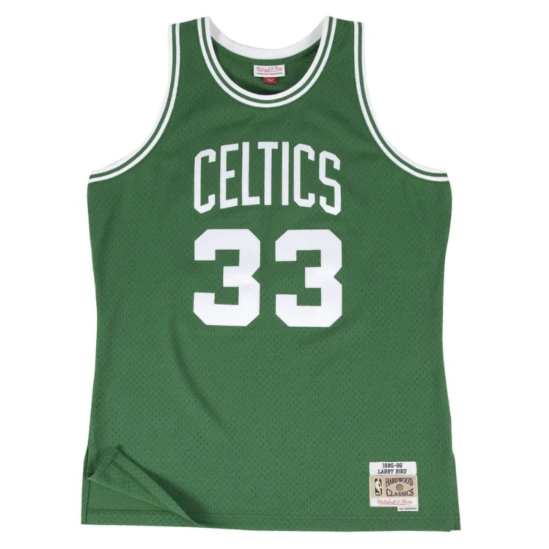Regata Mitchell & Ness Road Swingman Jersey Boston Celtics 1985-1986 Larry Bird Verde - GG