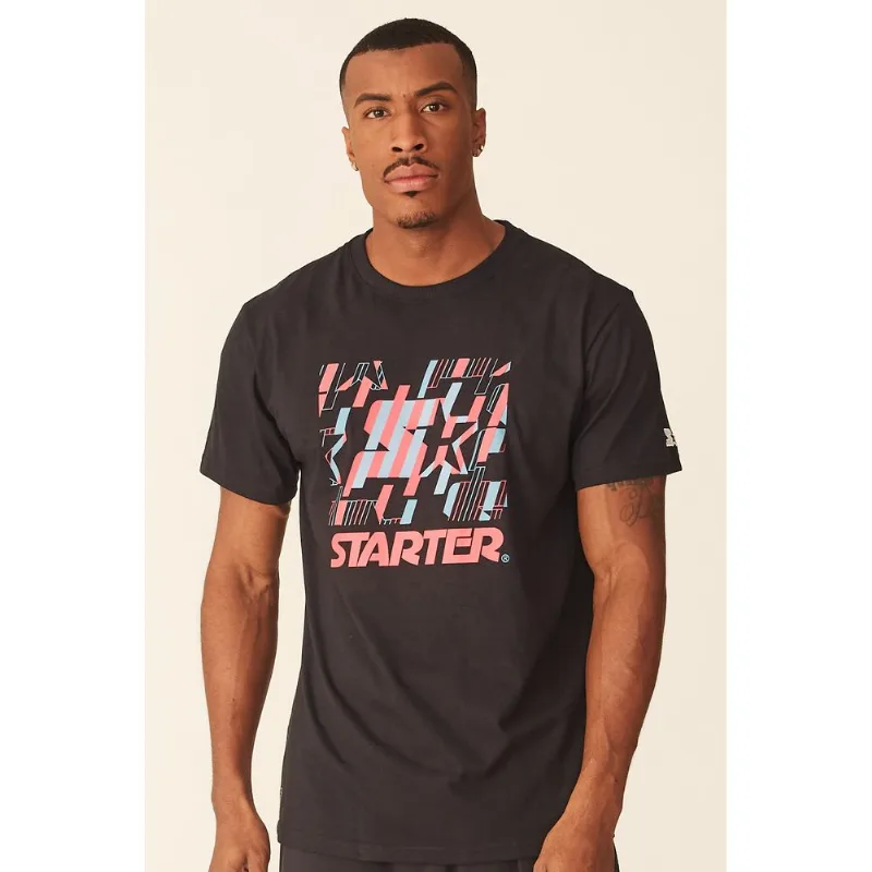 Camiseta Starter Estampada Preta - P