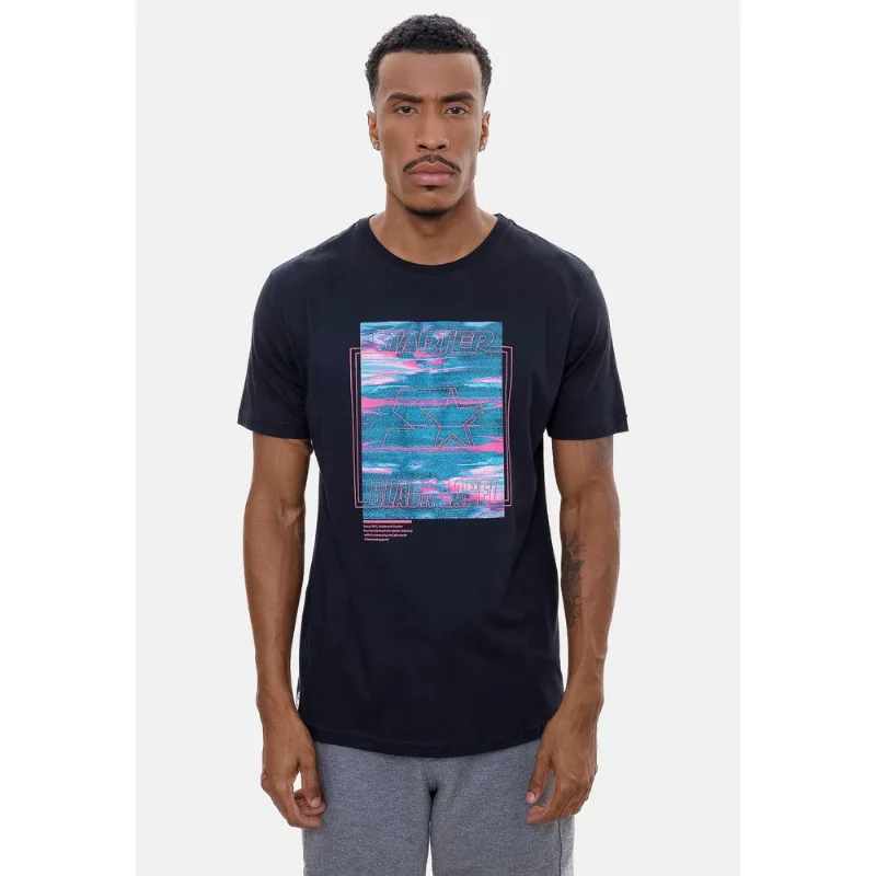 Camiseta Starter Estampada Preta - GG