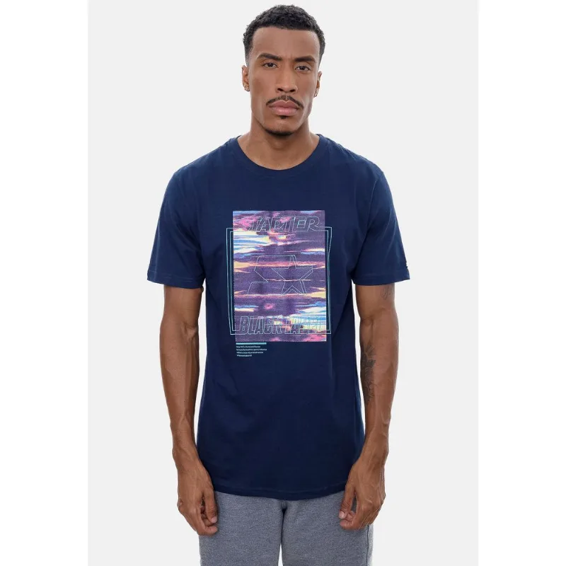 Camiseta Starter Estampada Azul Marinho - GG