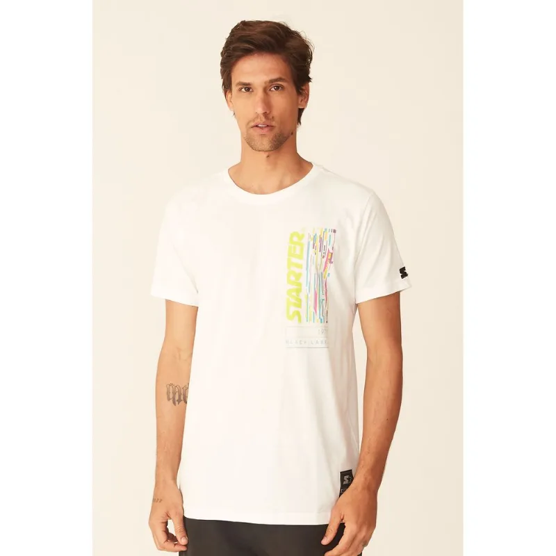 Camiseta Starter Estampada Off White - P