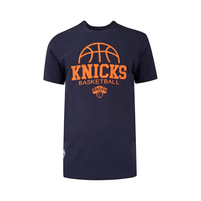 Camiseta Básica Masculina Estampada New York Knicks Navy N532A - NBA M