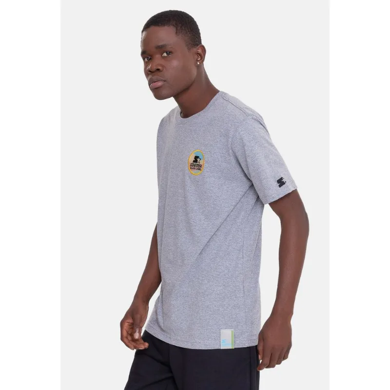Camiseta Starter Patch Cinza Mescla - P