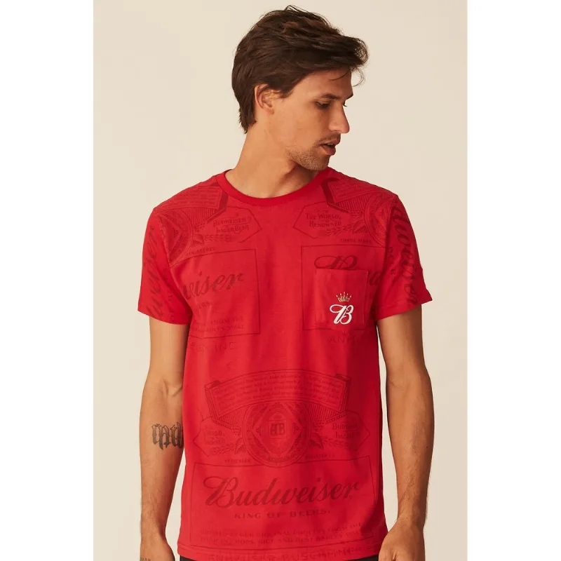 Camiseta Starter Collab Budweiser Red - M
