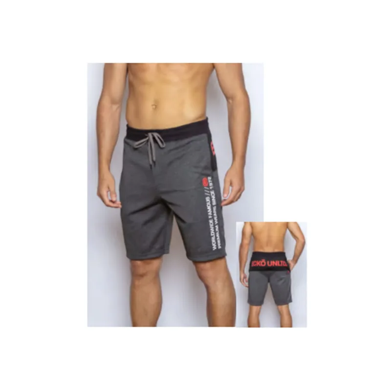 Bermuda de Moletom Masculina Preta K591A - Ecko G