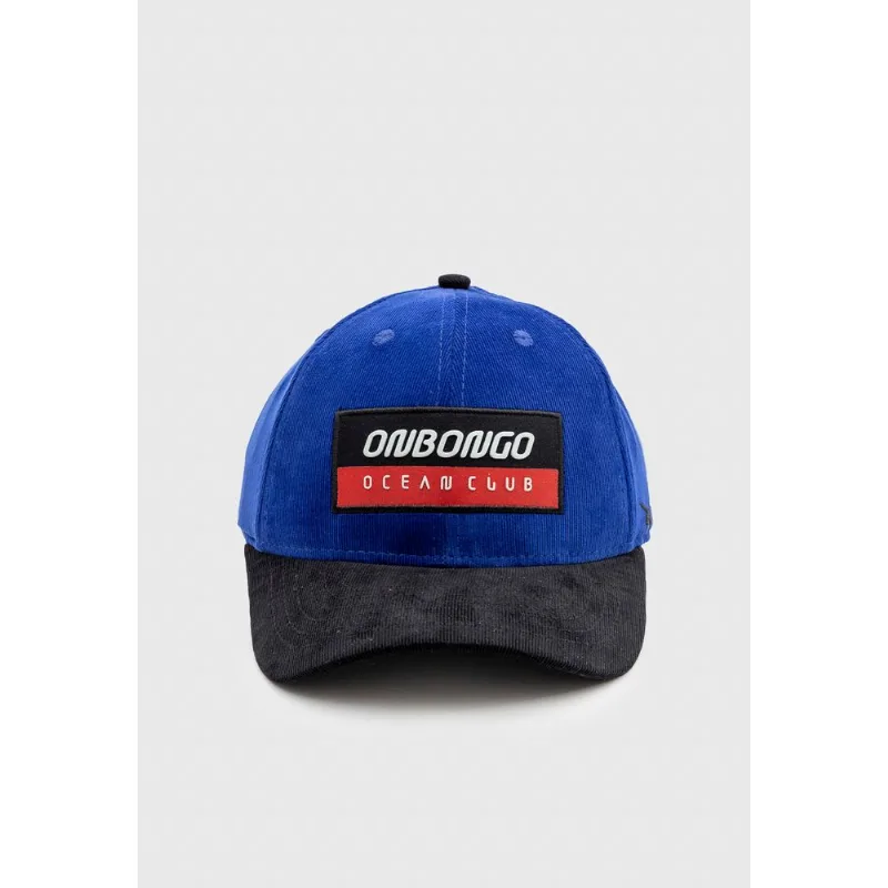 Boné Onbongo Ottom Aba Curva Flex Fit Azul Royal - ÚNICO