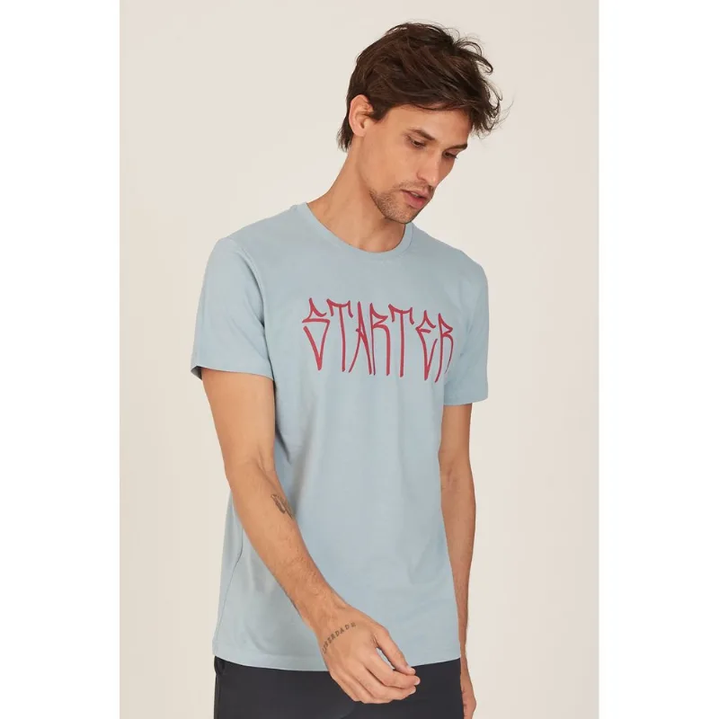 Camiseta Starter Estampada Azul - G