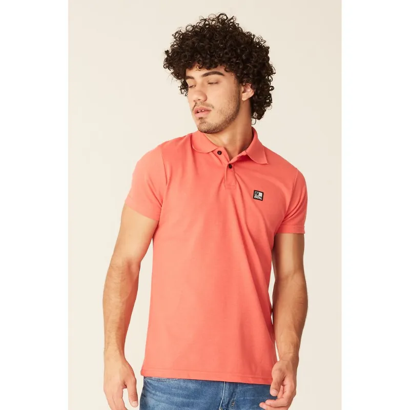 Camisa Polo Fatal Piquet Fashion Basic Coral - GG