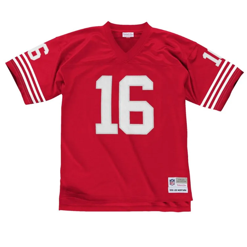 Camisa Mitchell & Ness NFL Legacy Jersey San Francisco 49ers Joe Montana Vermelha - G